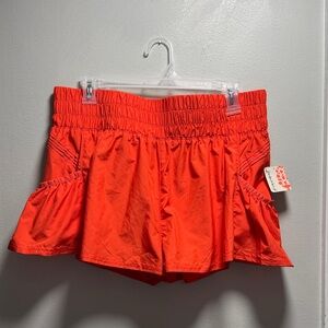 FP Movement by Free People Coral Red Active Skort